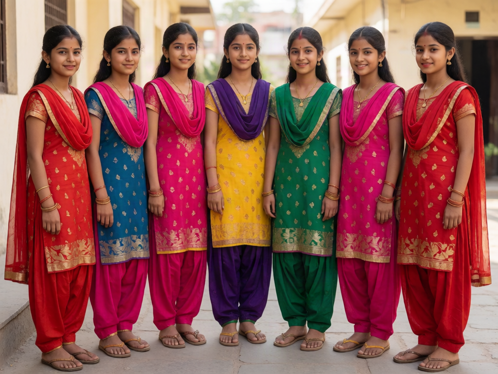 Full sanskari girls in salwaar suit age 29