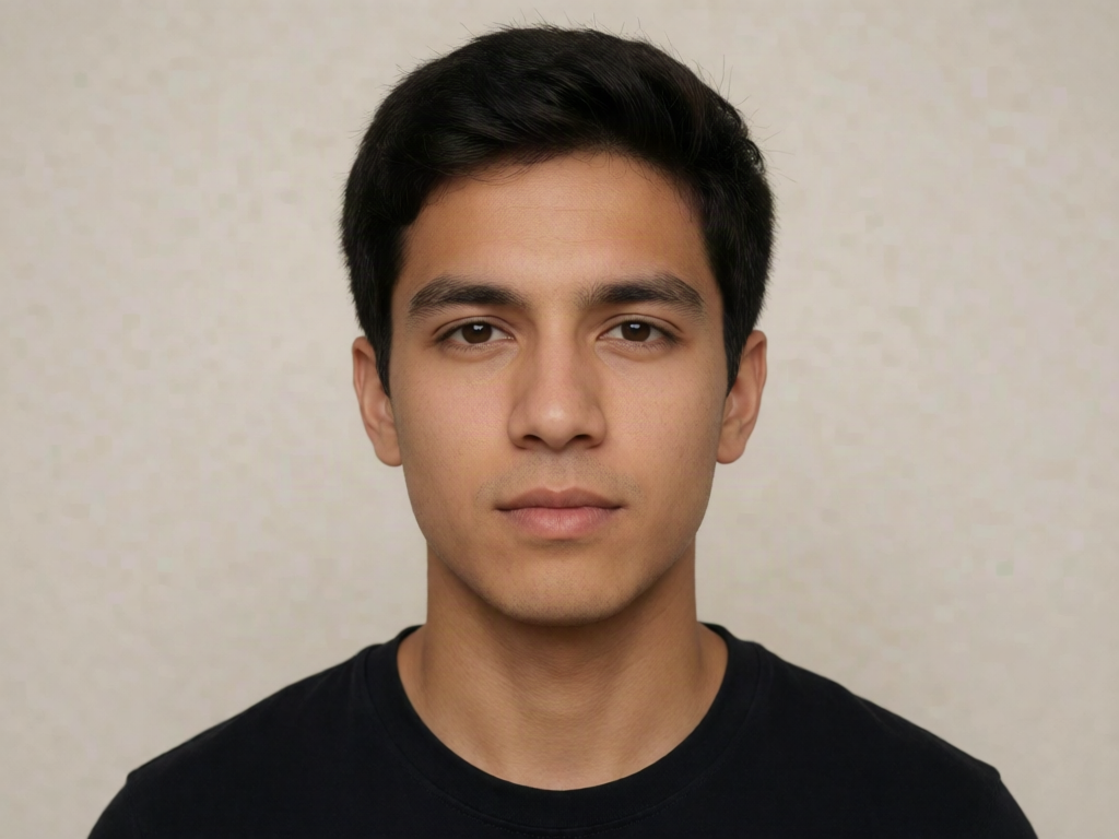 Young man of about  26 years