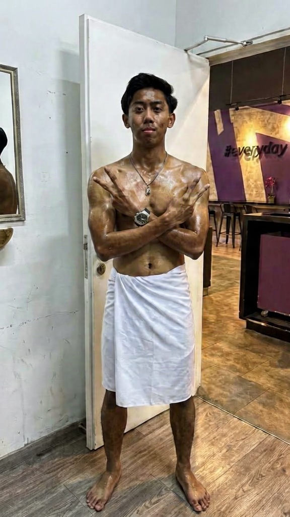 Undress him